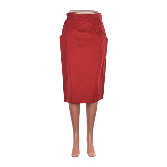 Yves Saint Laurent Rive Gauche Pencil 40 Red